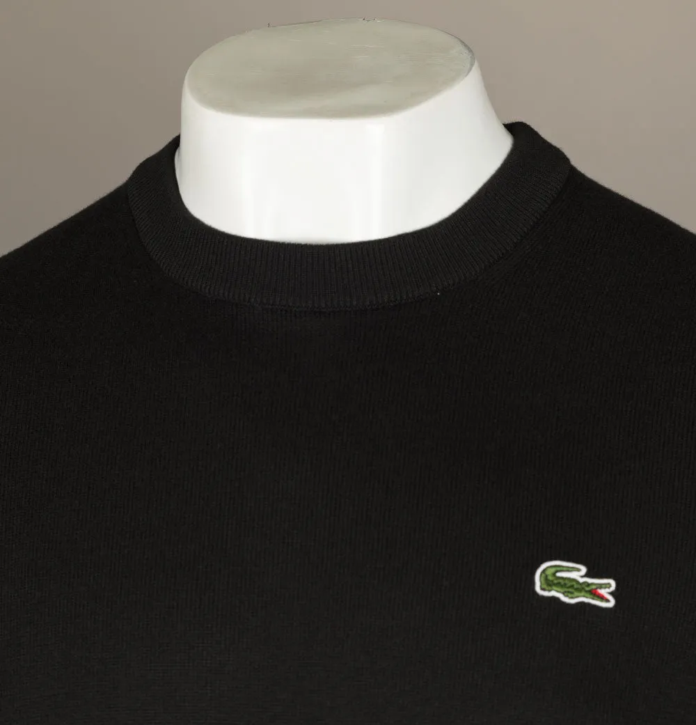 Lacoste Organic Cotton Sweater Black