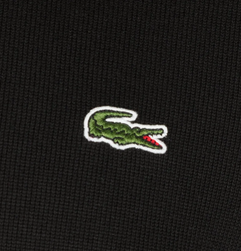 Lacoste Organic Cotton Sweater Black