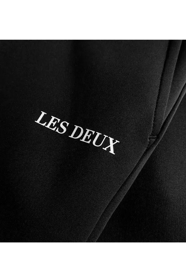 Les Deux Ballier Loose Track Pants Black