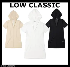 LOW CLASSIC  |Street Style Sheer Hoodies & Sweatshirts