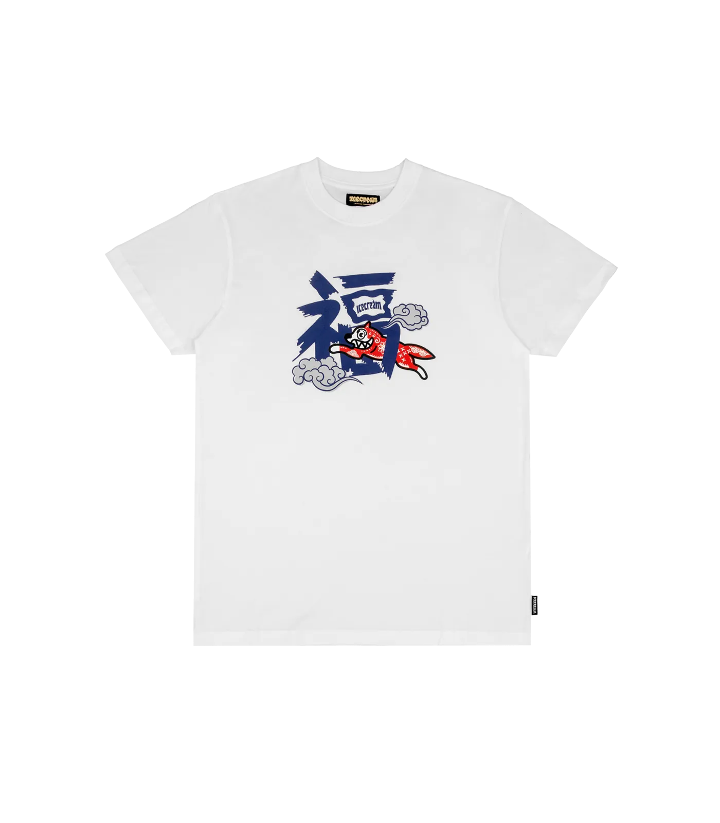 LUCKY DOG TEE - WHITE