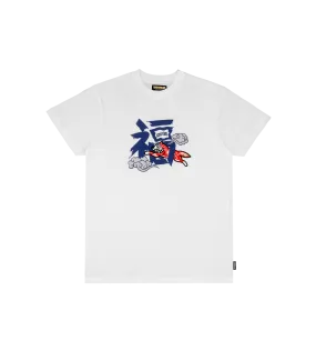 LUCKY DOG TEE - WHITE