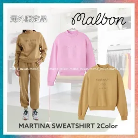 Malbon Golf  |Long Sleeves Plain Hoodies & Sweatshirts