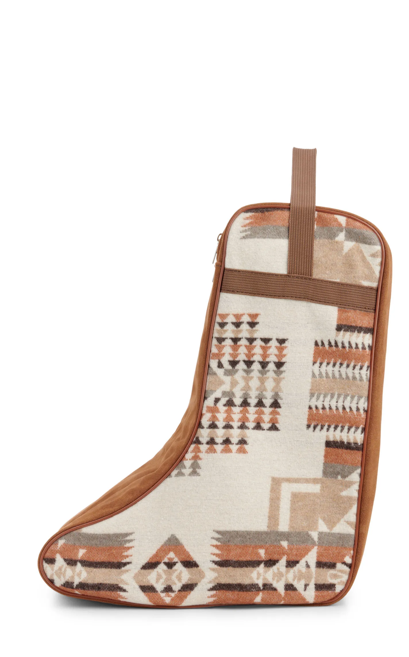 M&F Western Twister Cream & Cinnamon Aztec Blanket Boot Bag