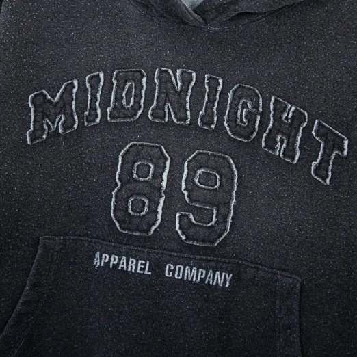 MIDNIGHT MOVE  |Long Sleeves Logo Hoodies & Sweatshirts