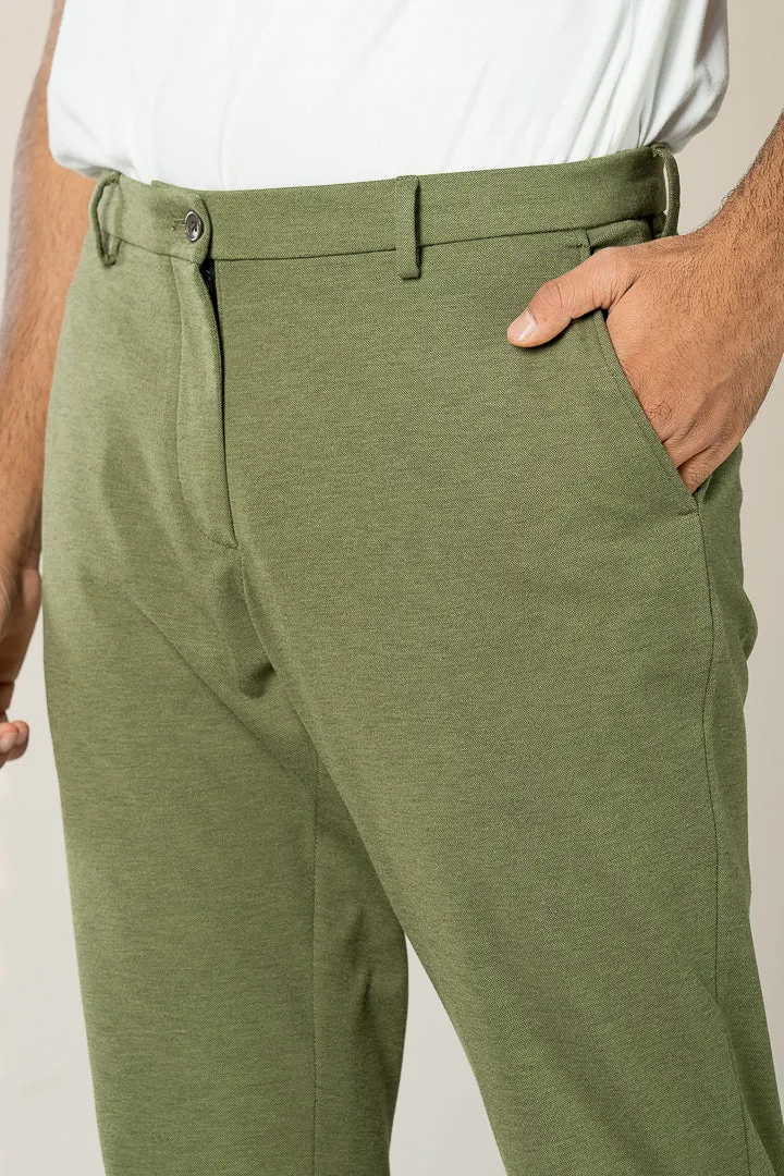 Military Green Power-Stretch Pants