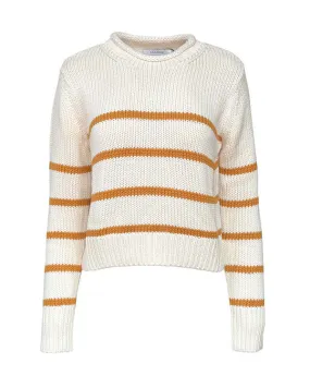 Mini Marina Sweater - Cream/Mustard