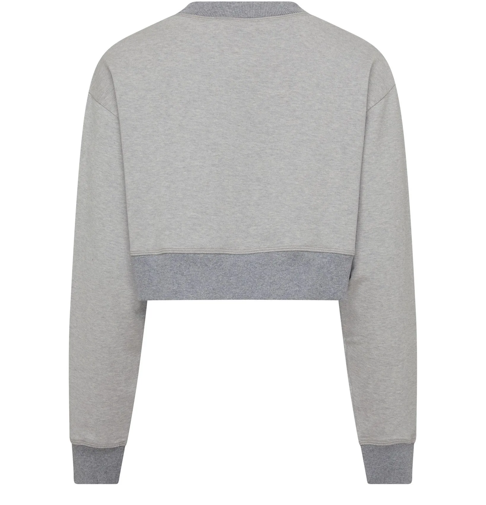 MiuMiu  |Crew Neck Long Sleeves Plain Cotton Logo