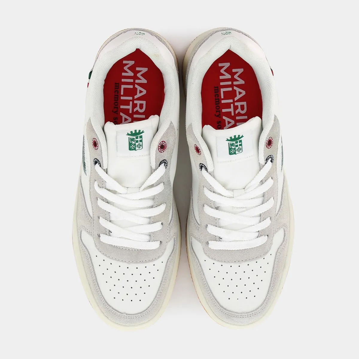 MM-342BIANCO/VERDE- SNEAKERS