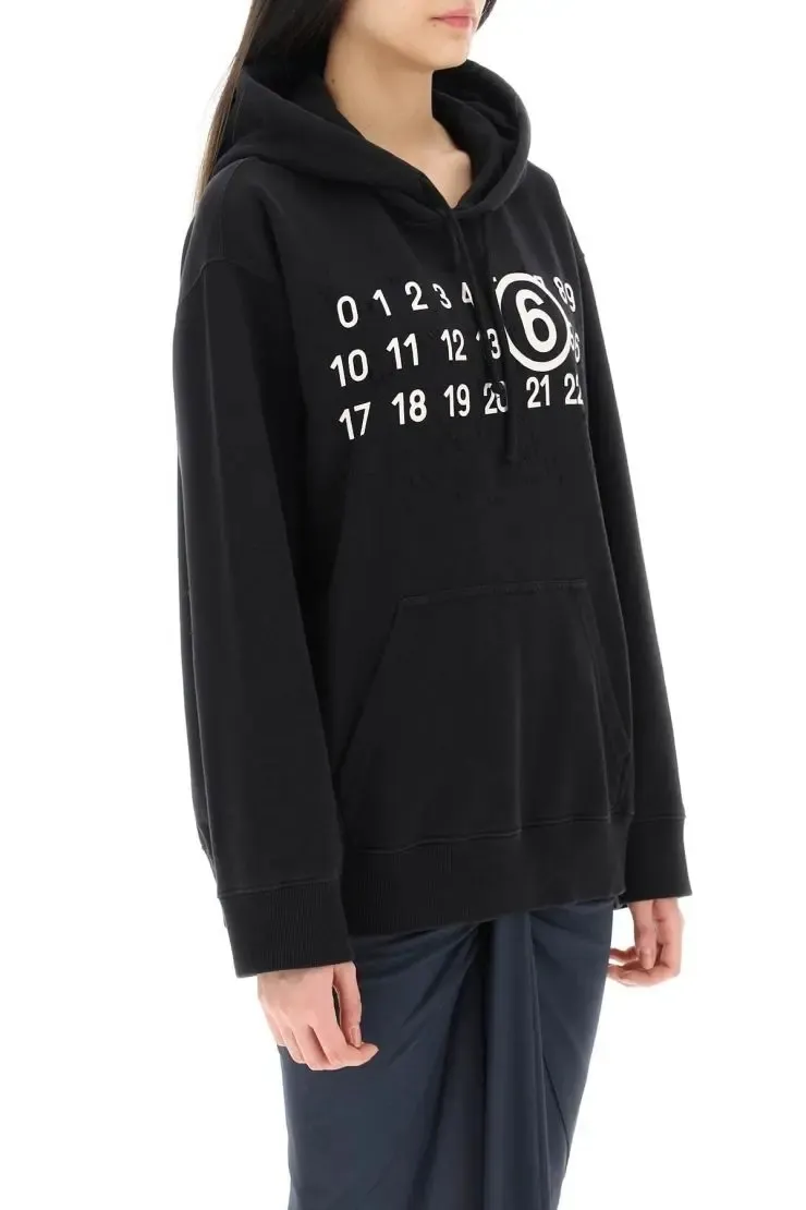 MM6 Maison Margiela  |Unisex Long Sleeves Logo Hoodies & Sweatshirts