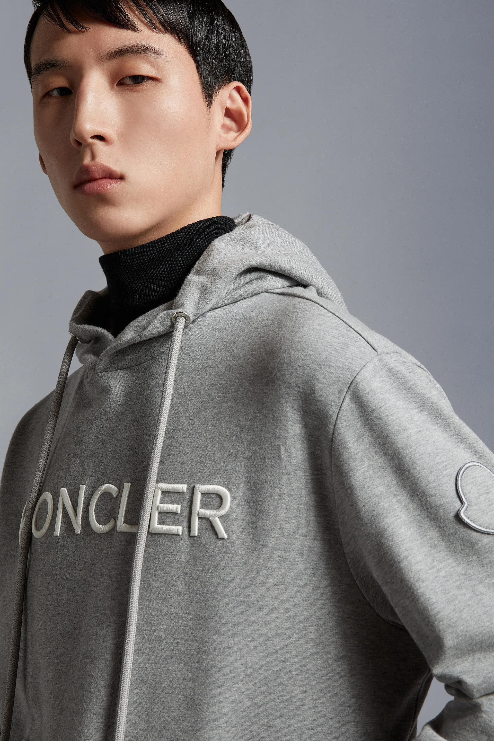 MONCLER  |Street Style Long Sleeves Cotton Logo