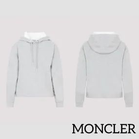 MONCLER  |Unisex Street Style Long Sleeves Cotton Logo