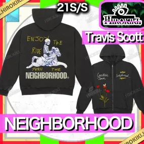 NEIGHBORHOOD  |Unisex Street Style Collaboration Logo Hoodies