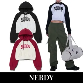 NERDY  |Street Style Long Sleeves Hoodies & Sweatshirts