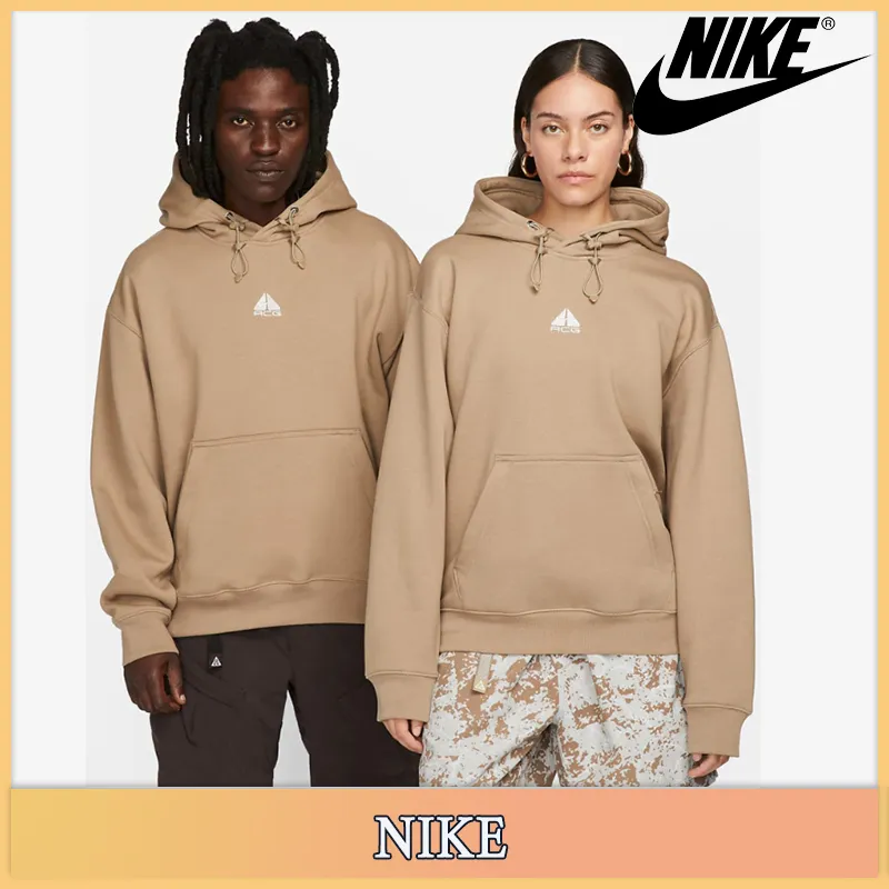 Nike  |Unisex Street Style Cotton Logo Hoodies & Sweatshirts