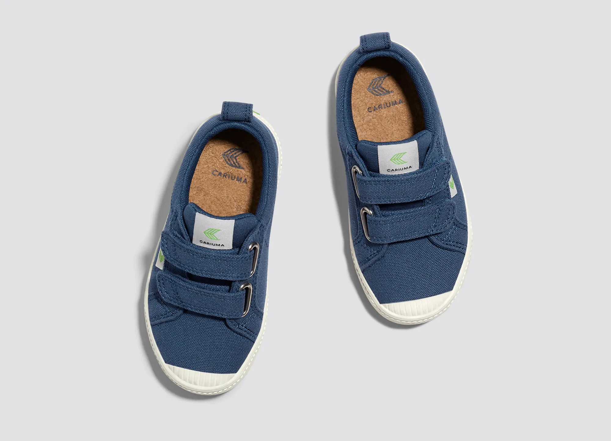 OCA Low Shadow Blue Canvas Sneaker Kids