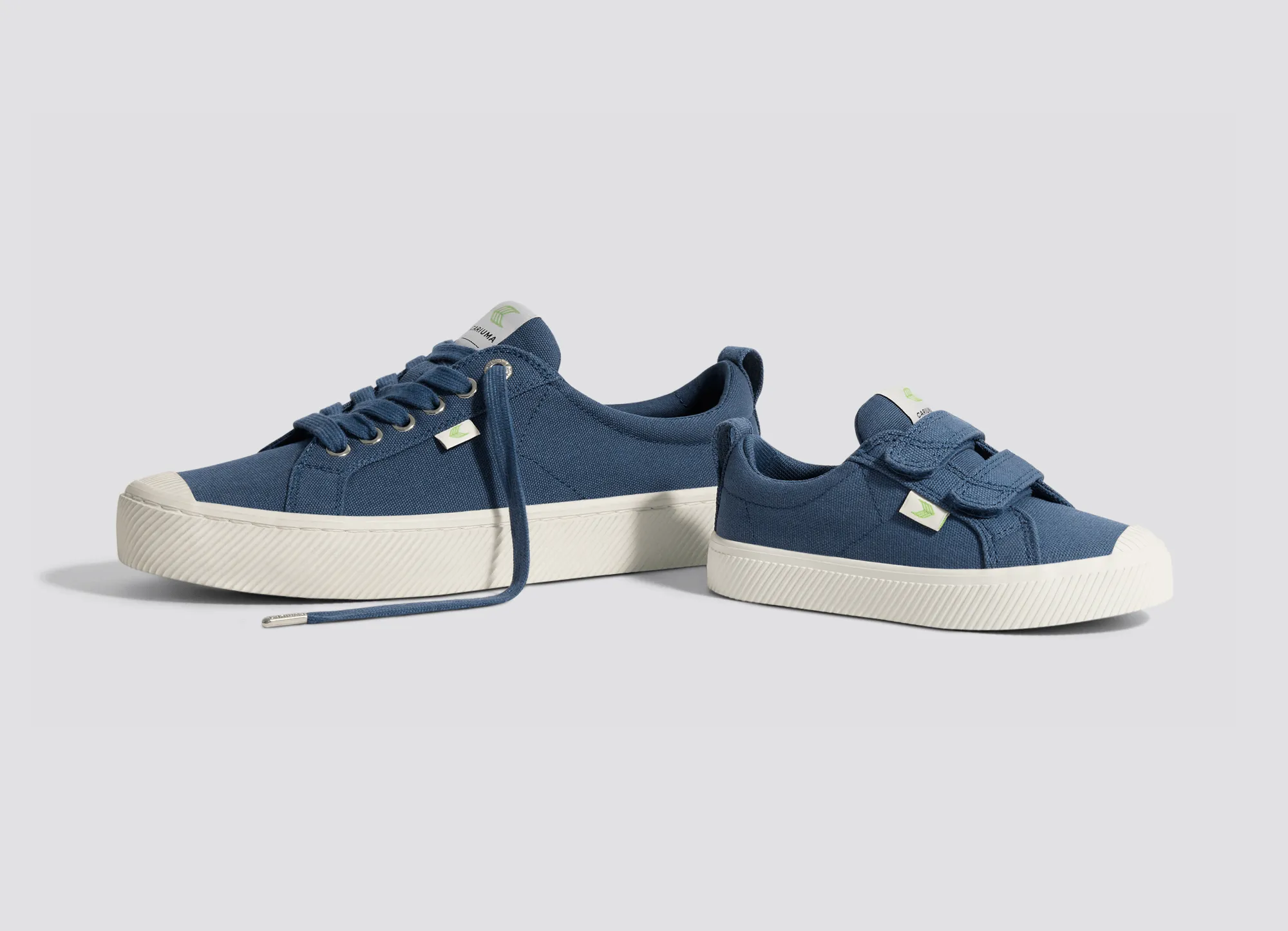 OCA Low Shadow Blue Canvas Sneaker Kids