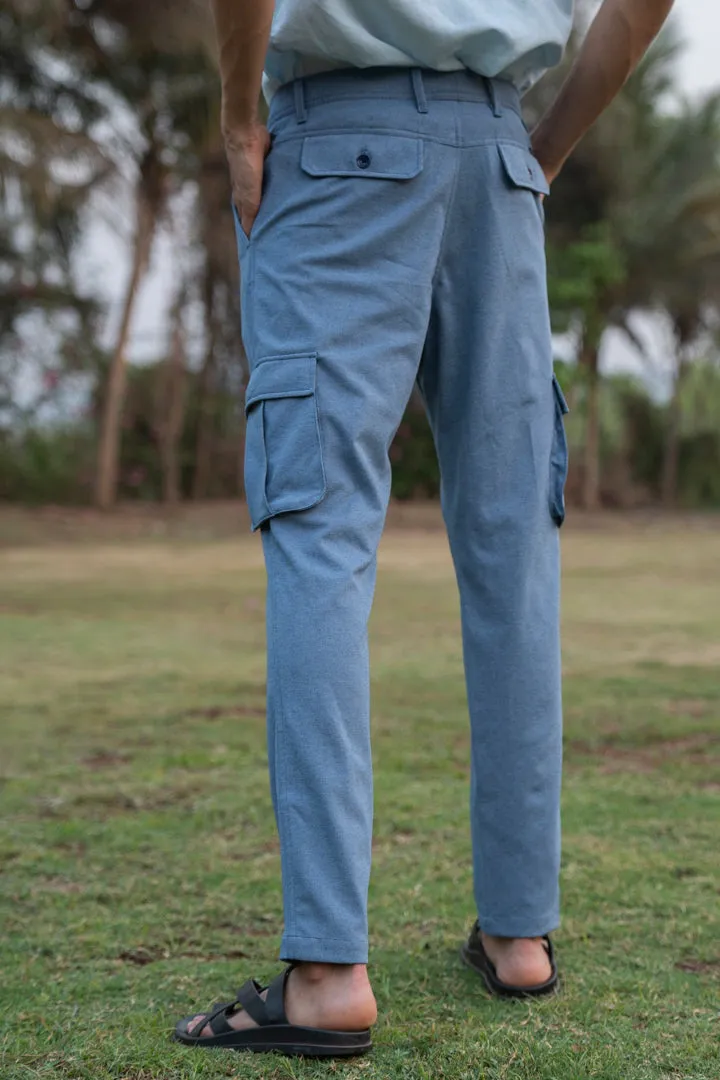 Ocean Waves Power-Stretch Cargo Pants