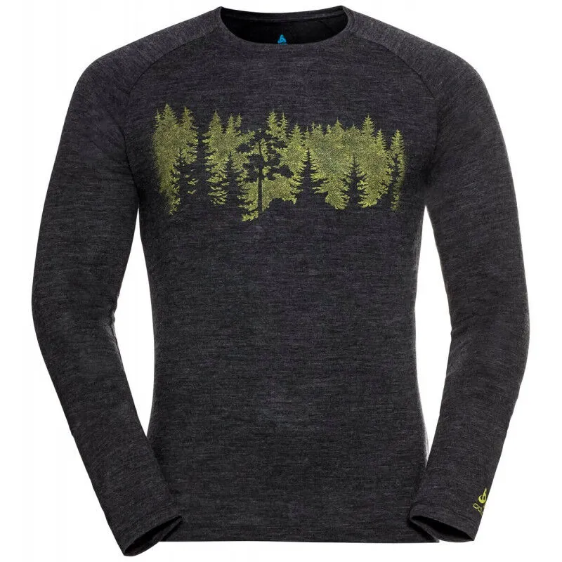 Odlo  Concord+ Forest Print - T-shirt - Uomo