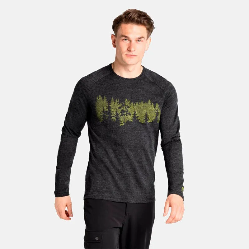 Odlo  Concord+ Forest Print - T-shirt - Uomo