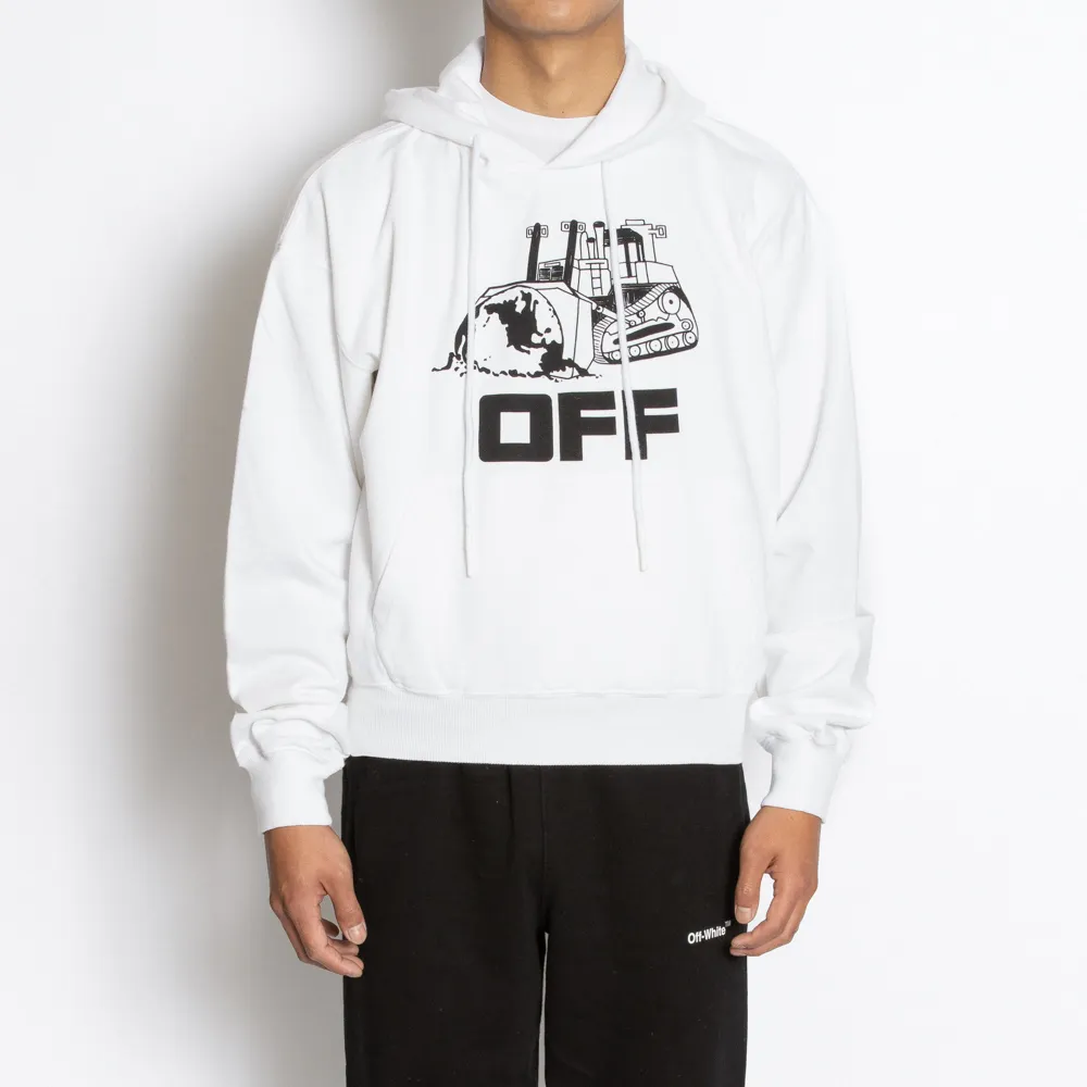 Off-White  |Street Style Plain Cotton Logo Hoodies