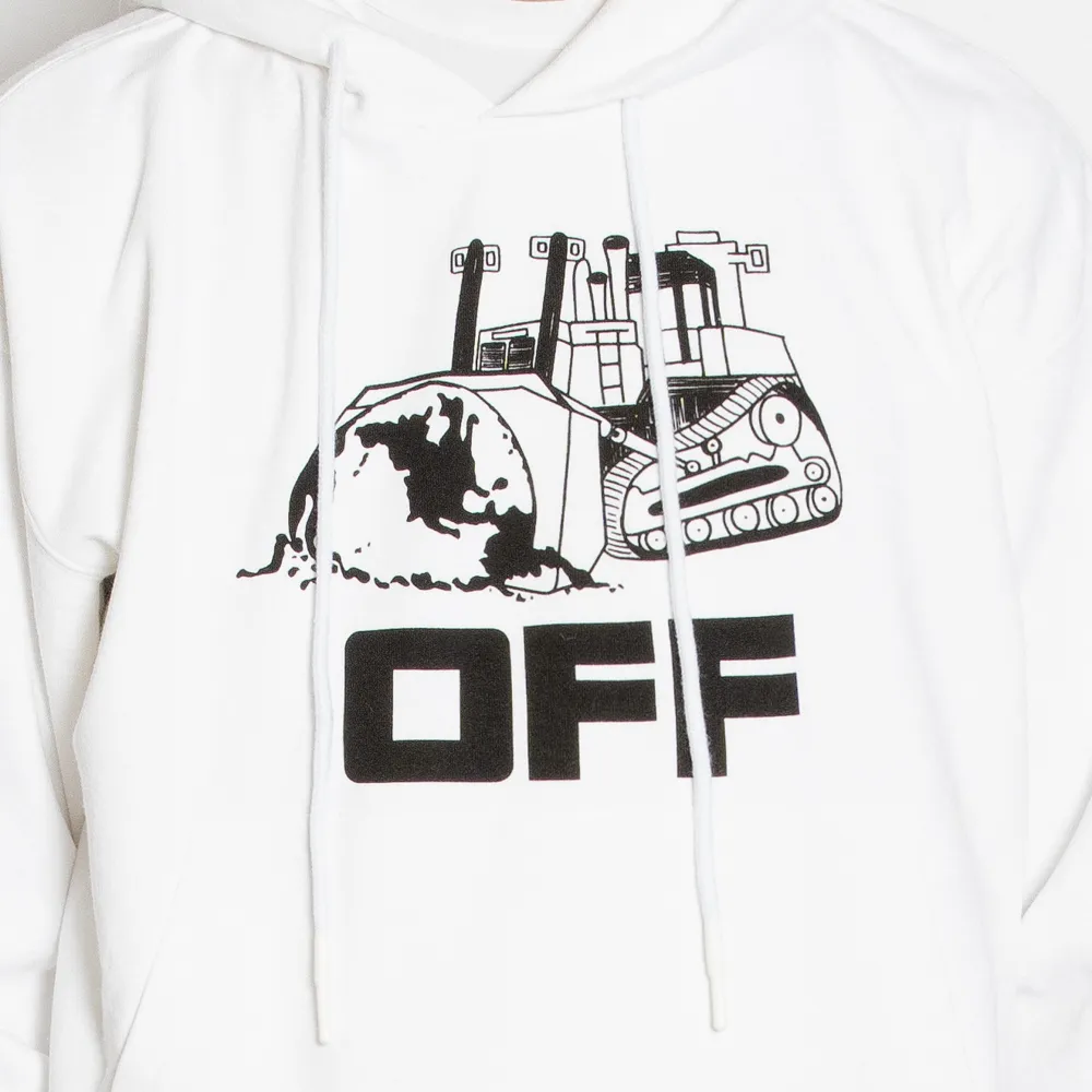 Off-White  |Street Style Plain Cotton Logo Hoodies