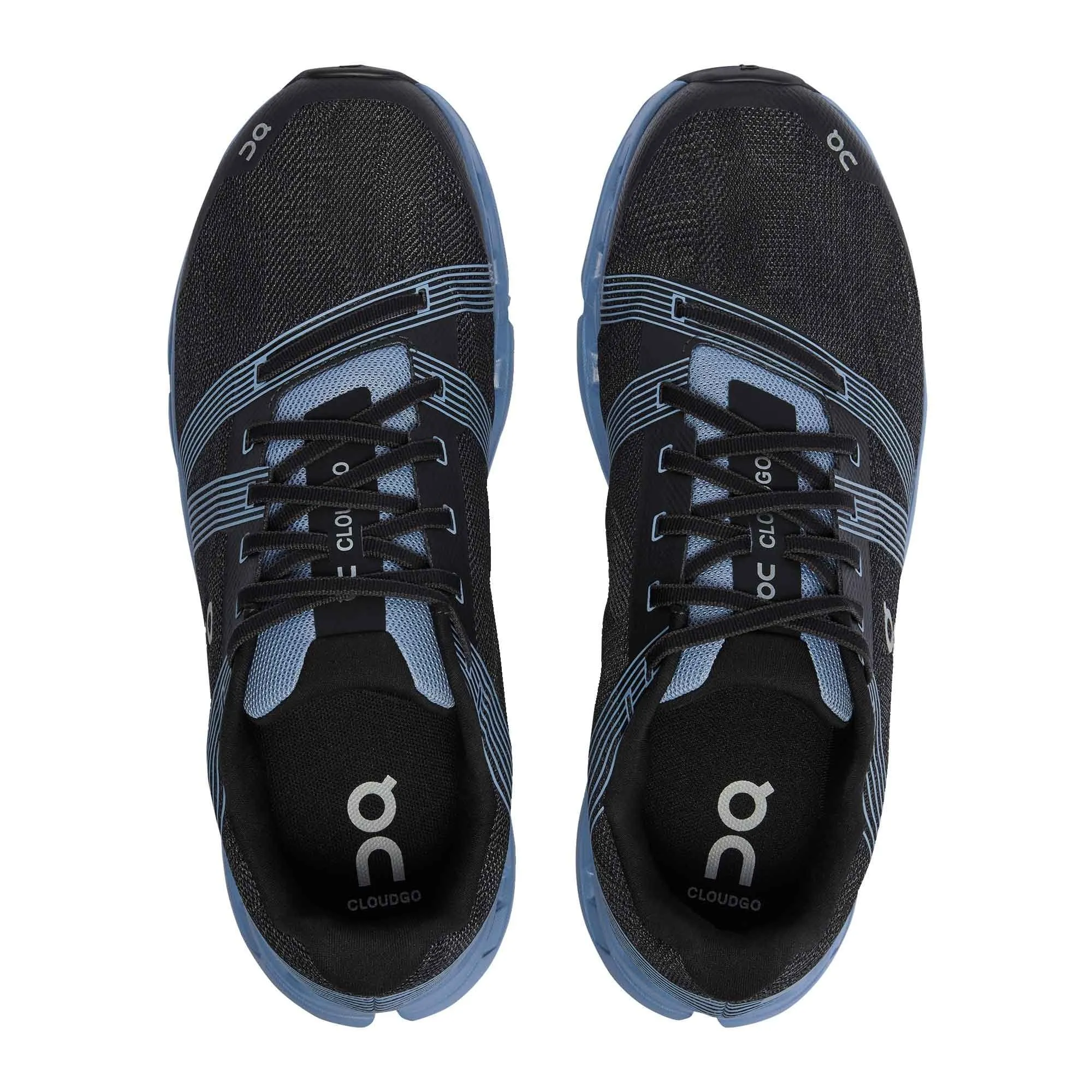 On  CloudGo Mens Running Shoes Black/Shale