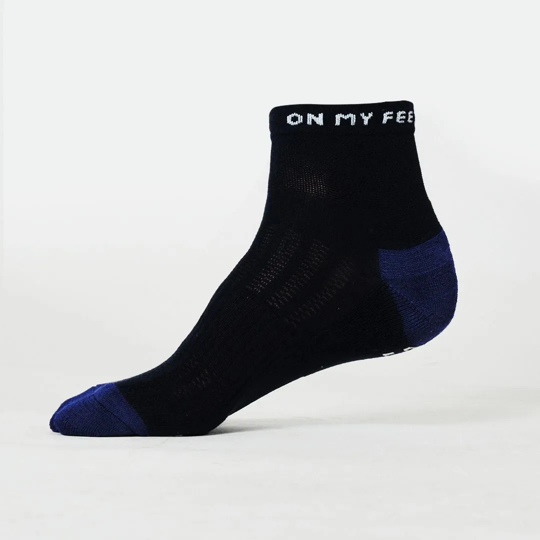 On My Feet Blue Running Socks (unisex)