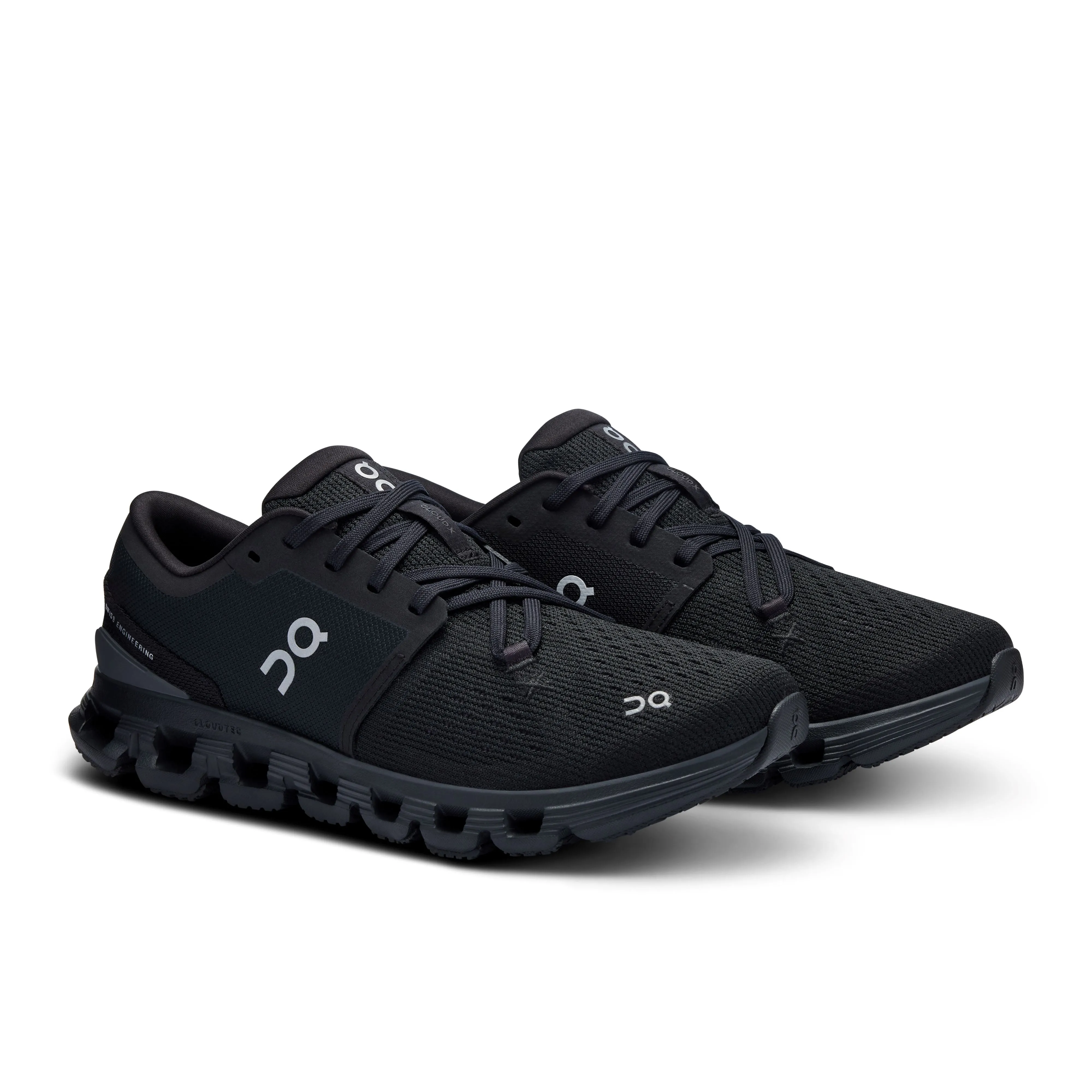 On Running Cloud X4 Sneaker in Black/Eclipse