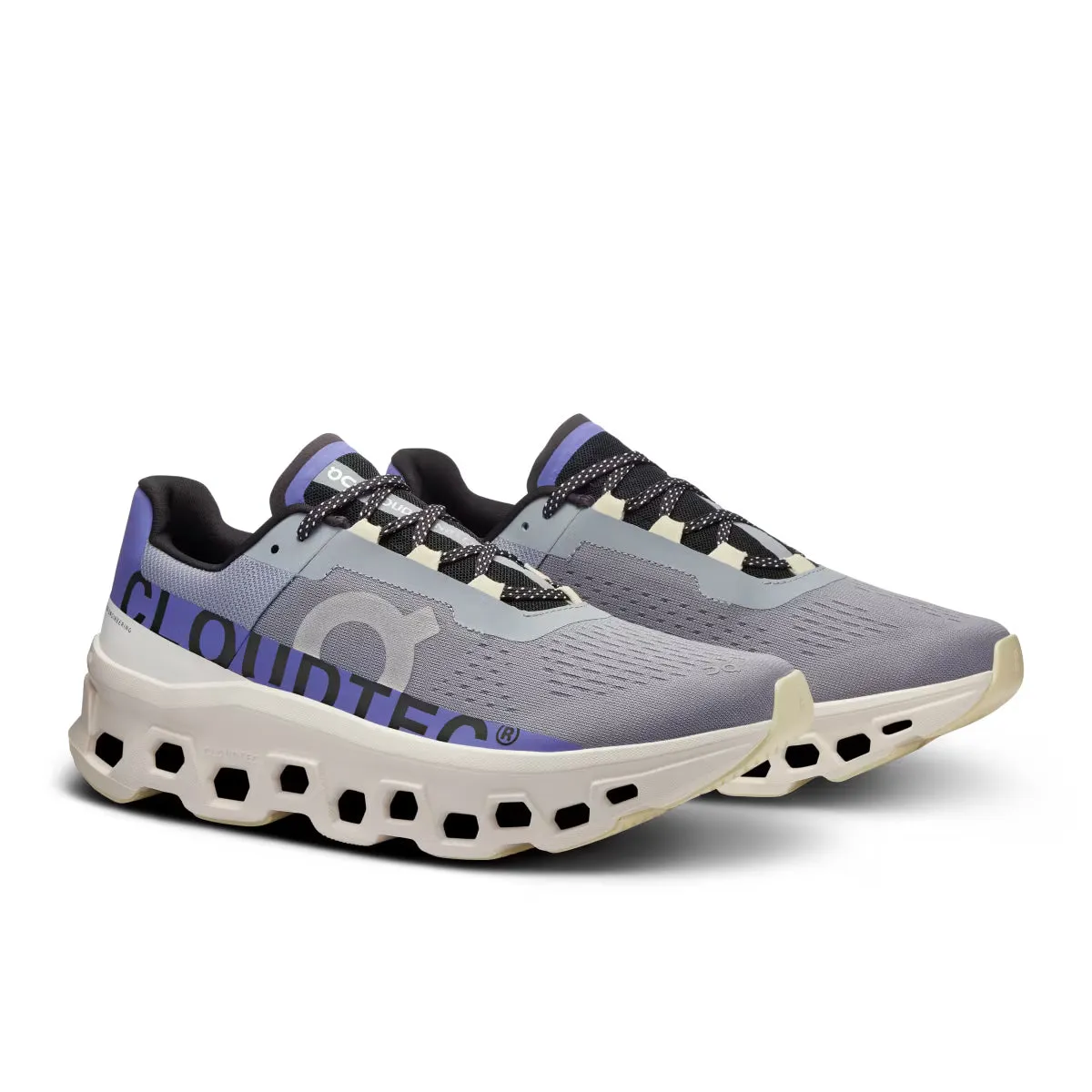 On Running - Cloudmonster Trainer in Mist/Blueberry