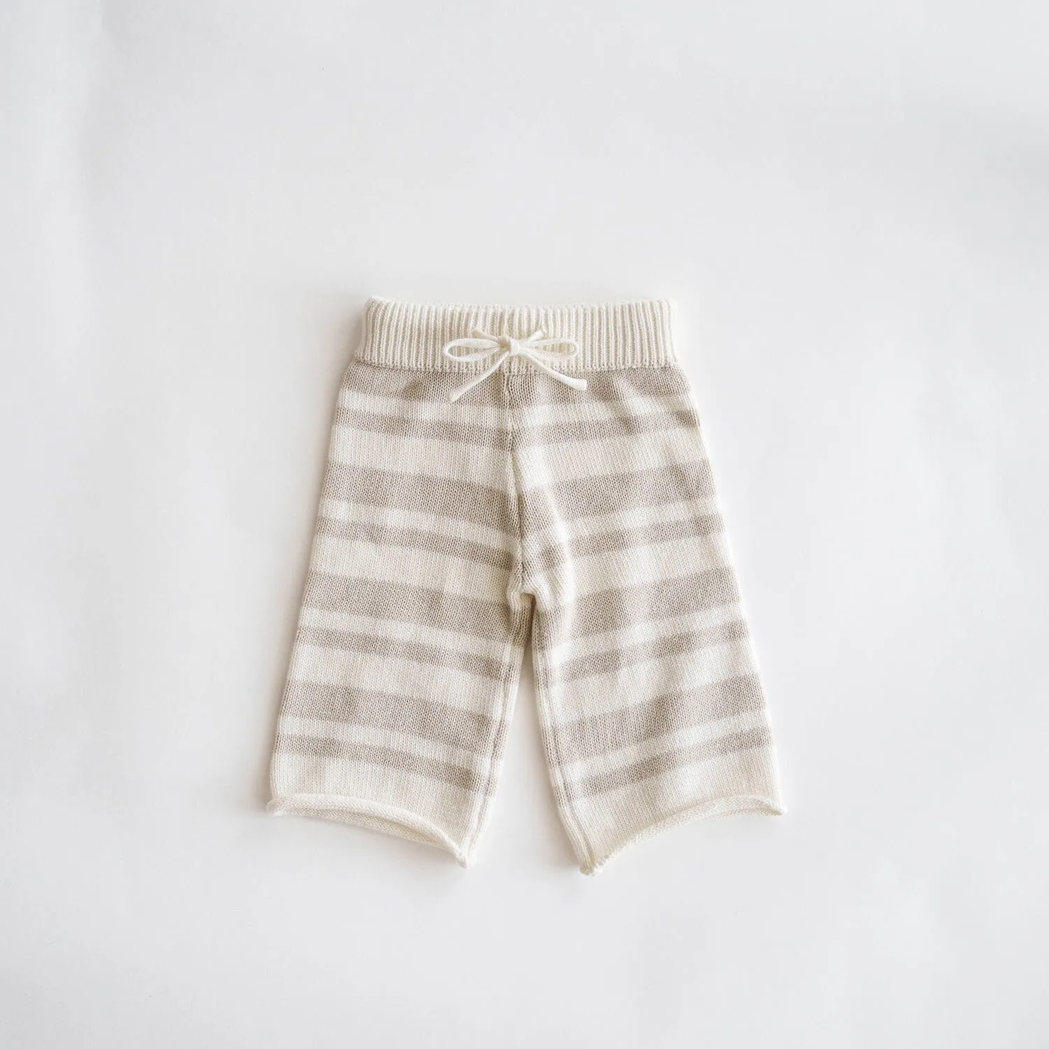 Organic Knit Wideleg Pant