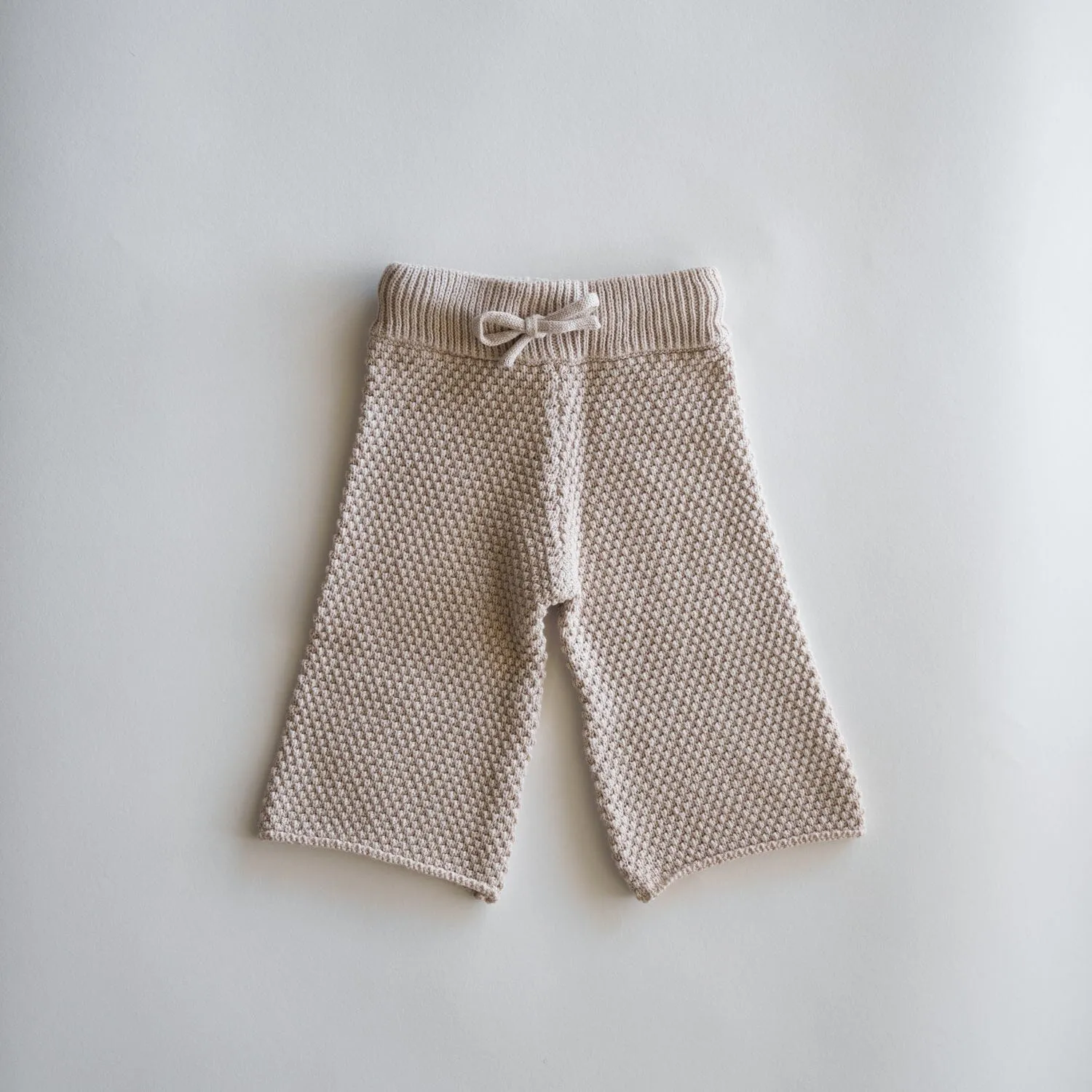 Organic Knit Wideleg Pant