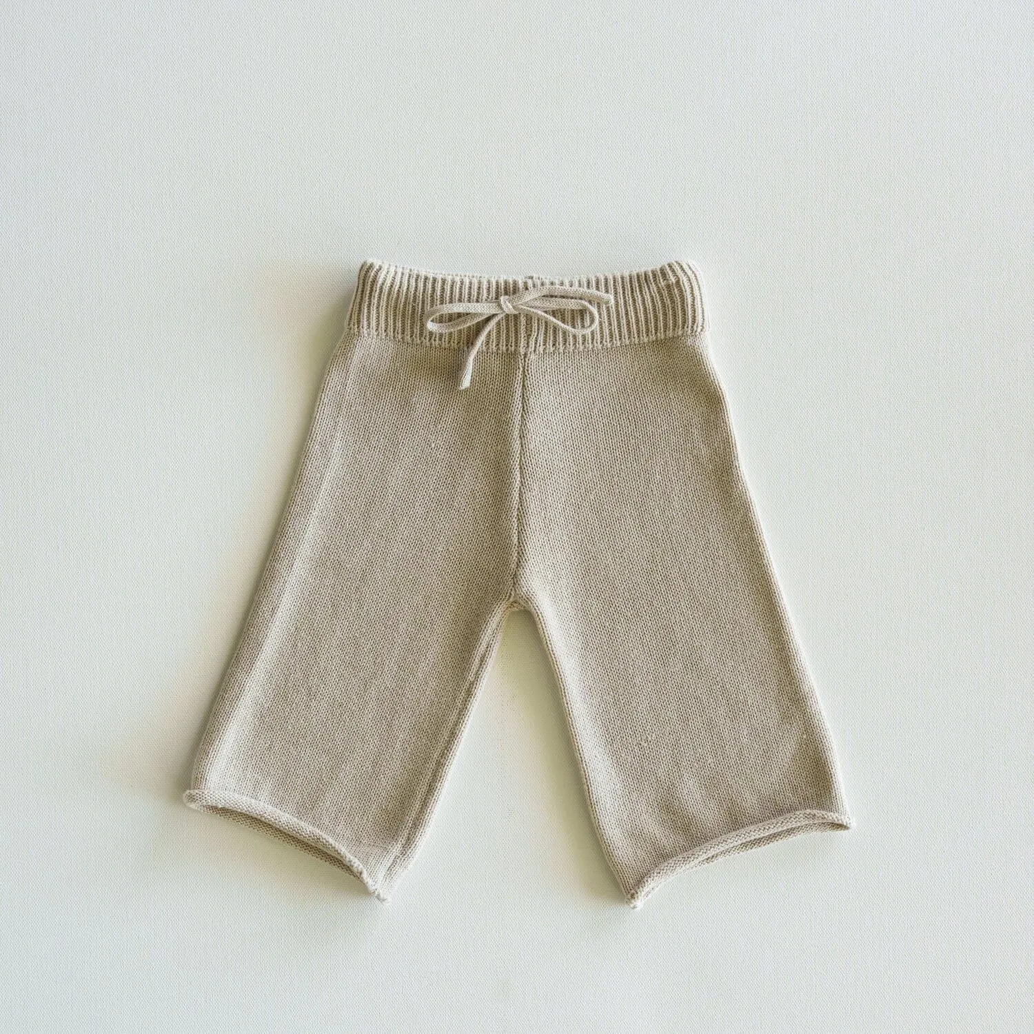 Organic Knit Wideleg Pant