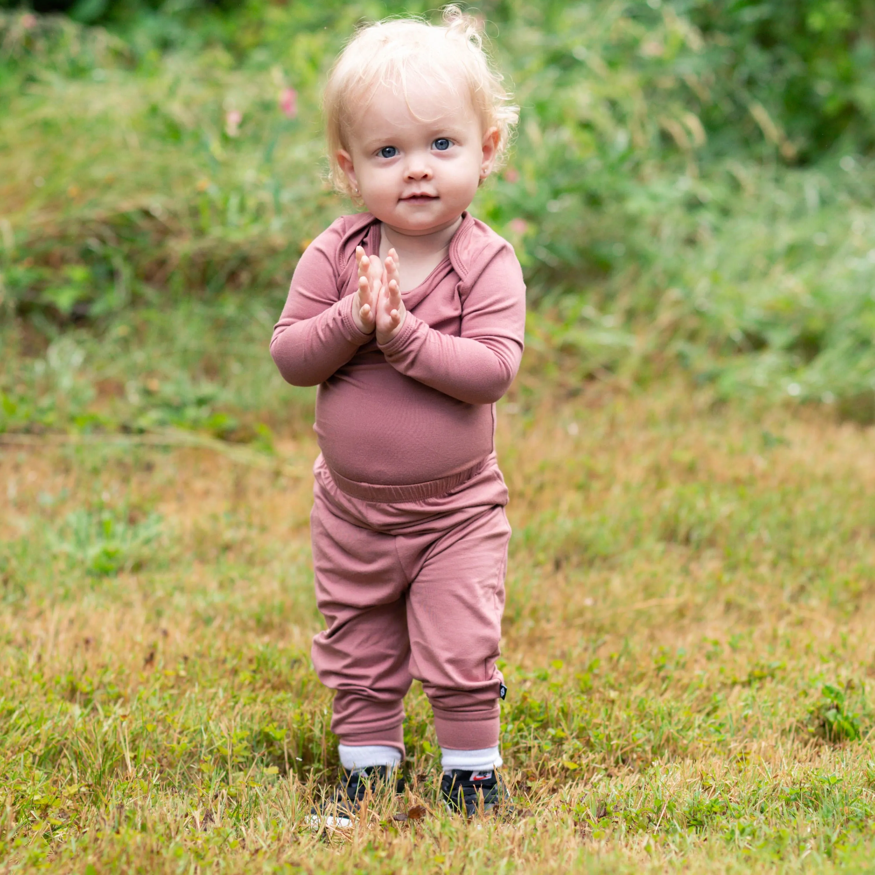 Pant in Dusty Rose