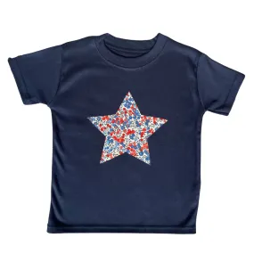 Patriotic Liberty Star Shirt - Navy