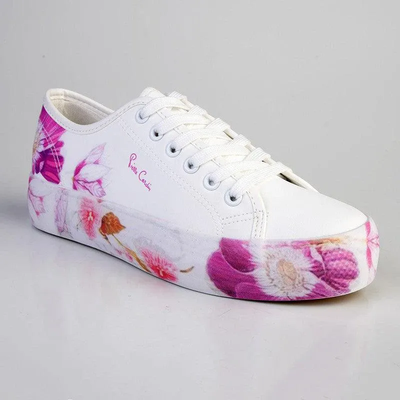 Pierre Cardin Pcl10282 Womens Fleurs 1 Shoes White