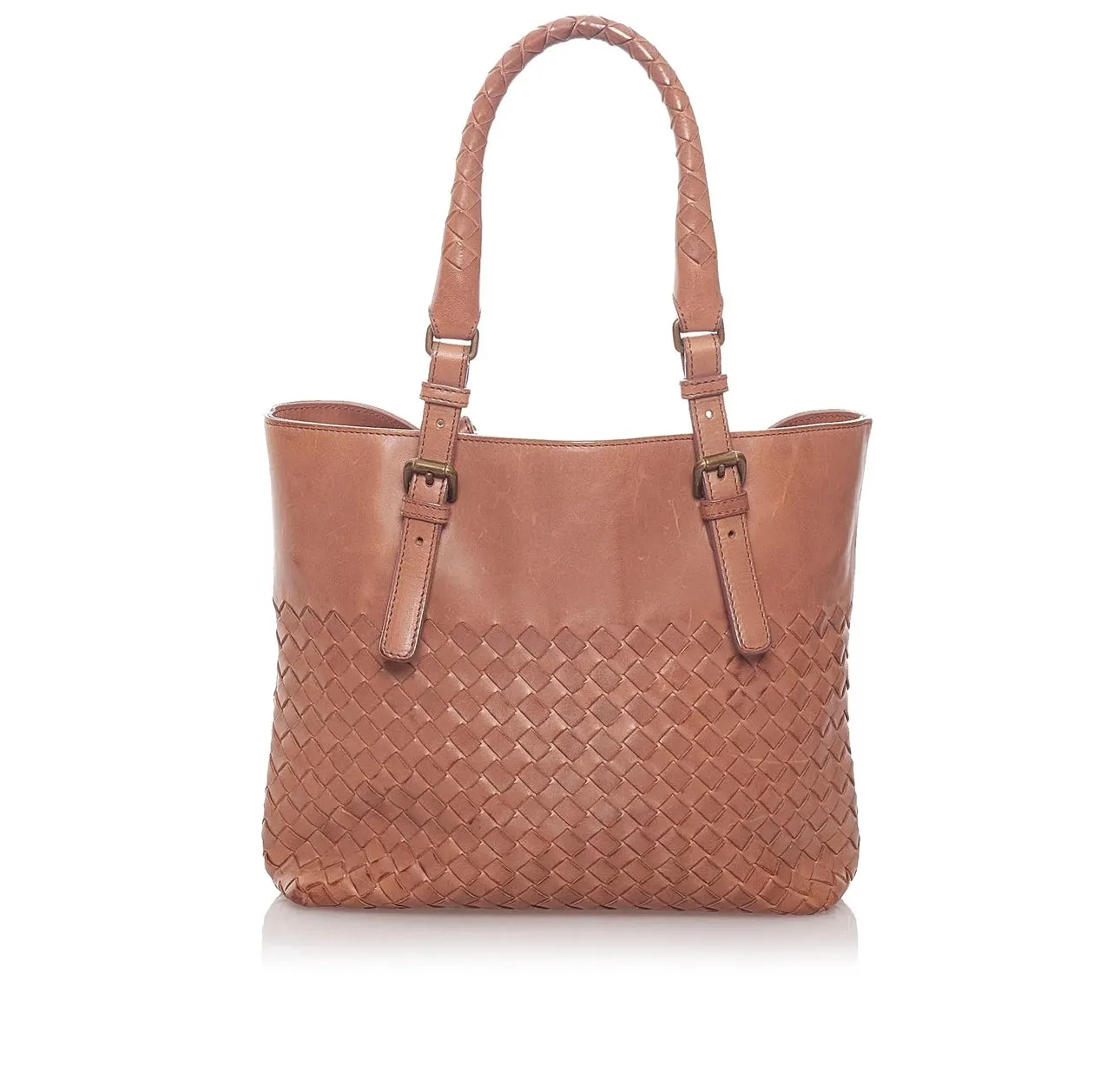 Pre-Owned Bottega Veneta Intrecciato Leather Handbag