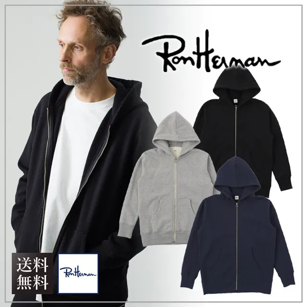 Ron Herman  |Sweat Long Sleeves Plain Surf Style Hoodies