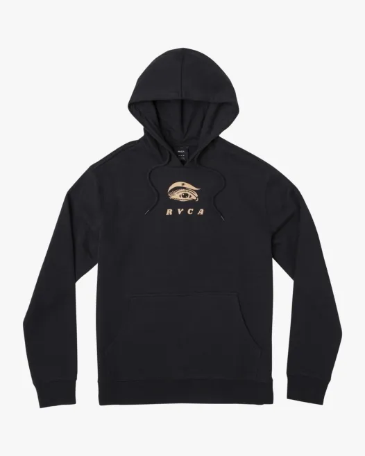 RVCA  |Unisex Long Sleeves Graphic Prints Hoodies