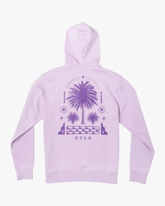 RVCA  |Unisex Long Sleeves Graphic Prints Hoodies