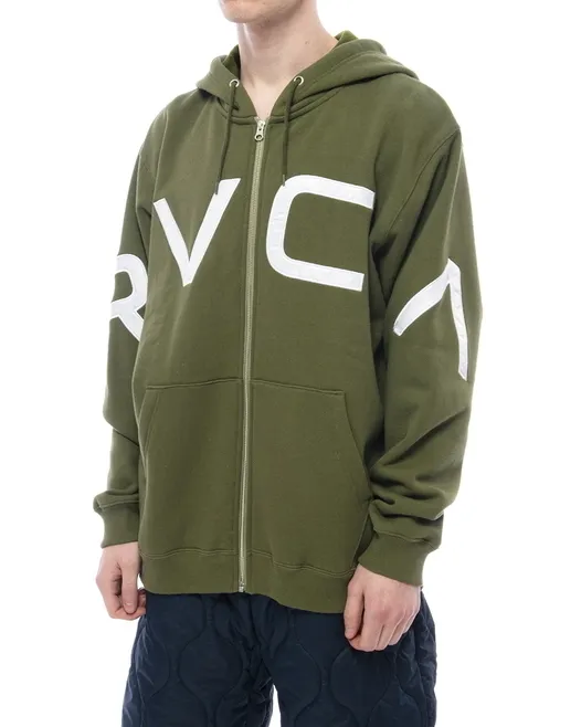 RVCA  |Unisex Long Sleeves Plain Logo Hoodies