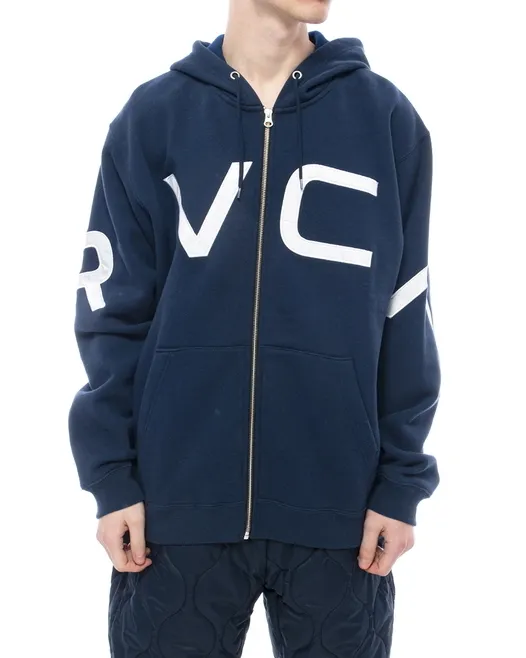 RVCA  |Unisex Long Sleeves Plain Logo Hoodies