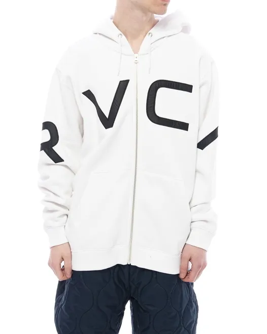 RVCA  |Unisex Long Sleeves Plain Logo Hoodies