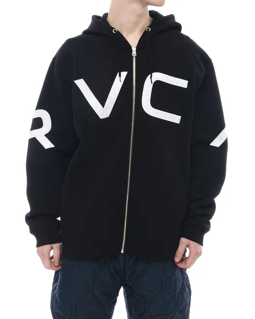 RVCA  |Unisex Long Sleeves Plain Logo Hoodies