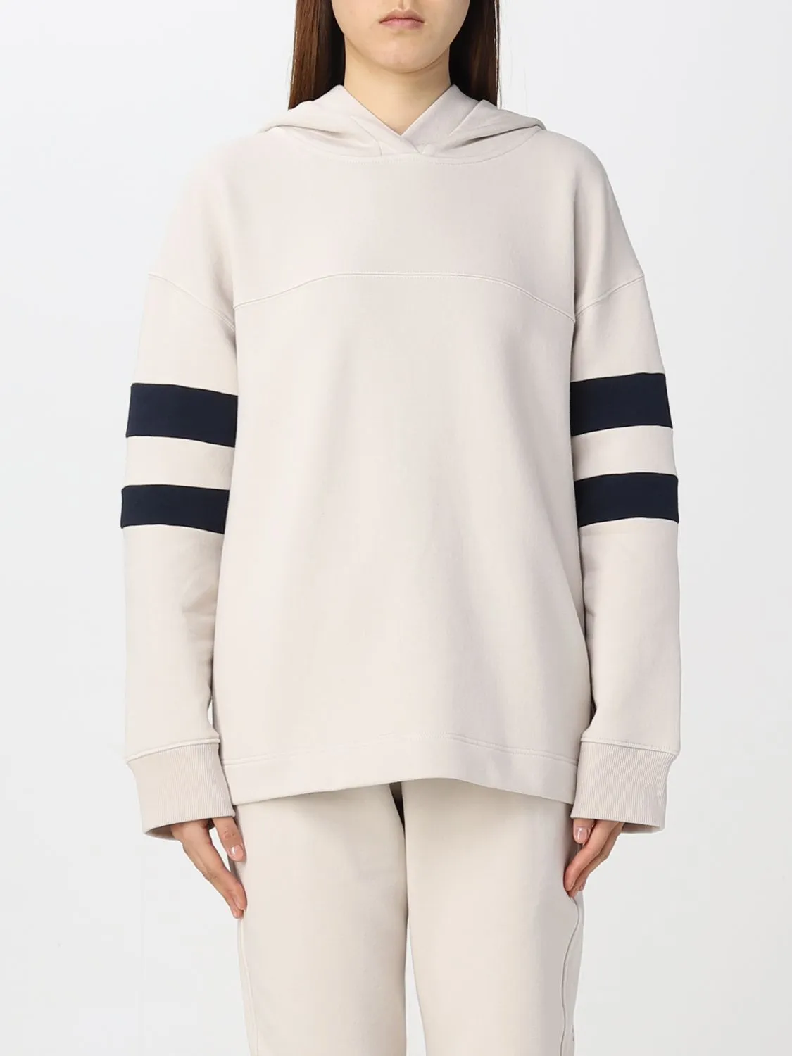 S Max Mara  |Long Sleeves Plain Cotton Outlet Hoodies & Sweatshirts