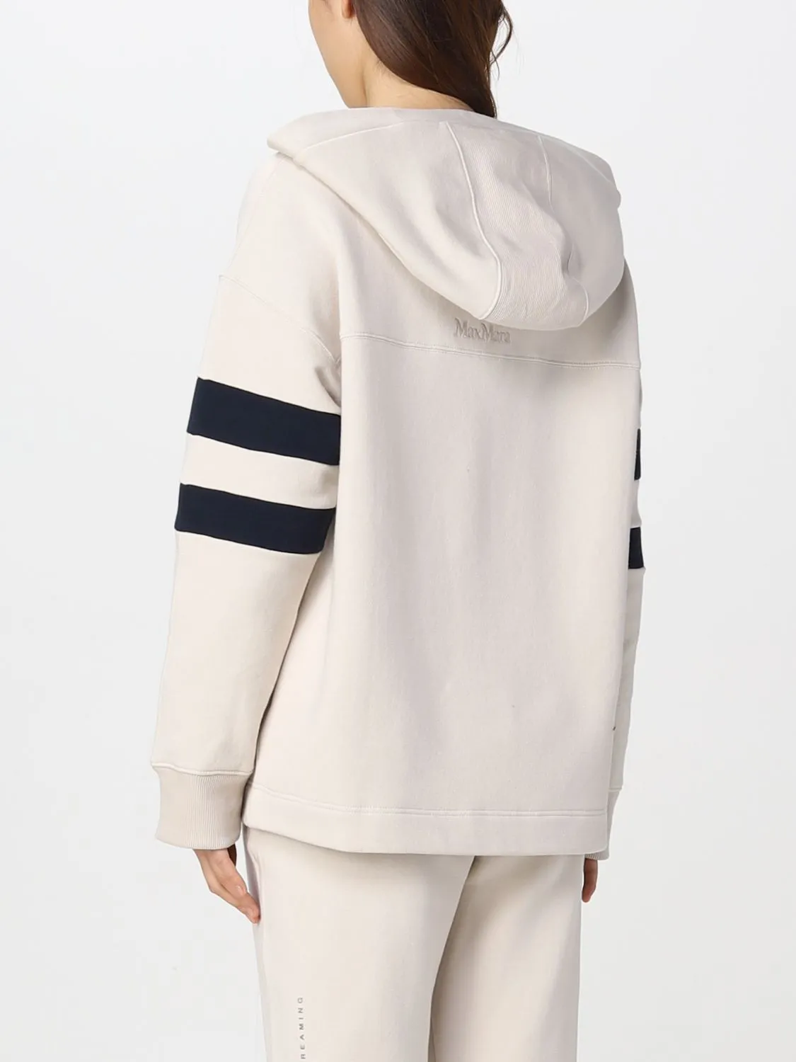 S Max Mara  |Long Sleeves Plain Cotton Outlet Hoodies & Sweatshirts