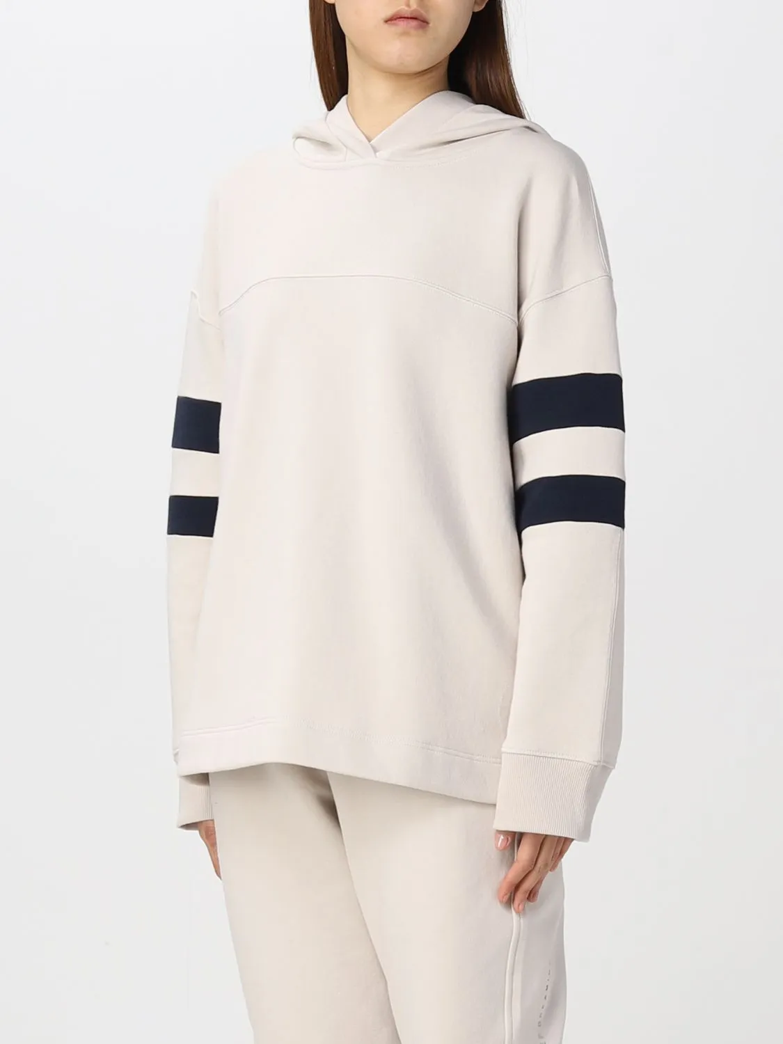 S Max Mara  |Long Sleeves Plain Cotton Outlet Hoodies & Sweatshirts