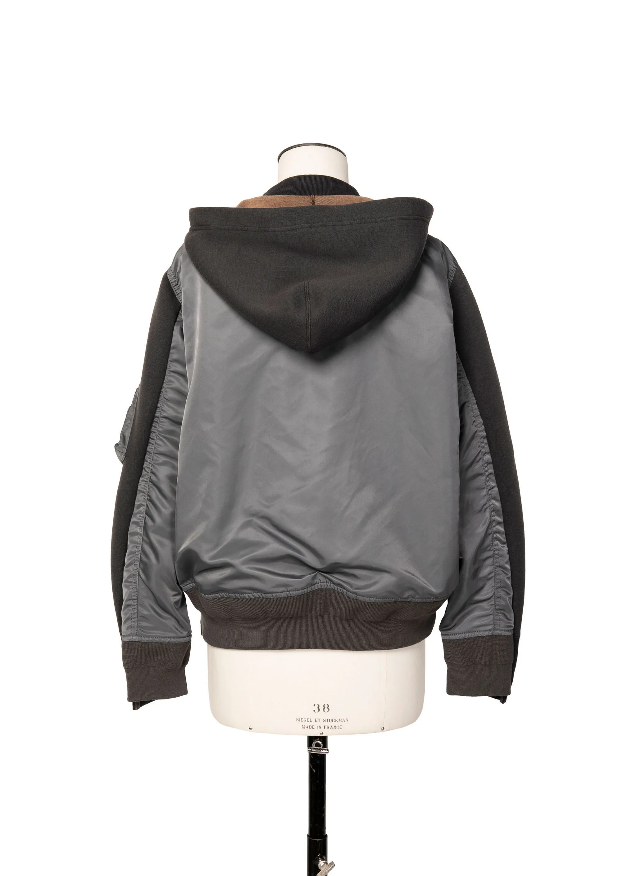 sacai  |Nylon Street Style Long Sleeves Cotton Hoodies & Sweatshirts