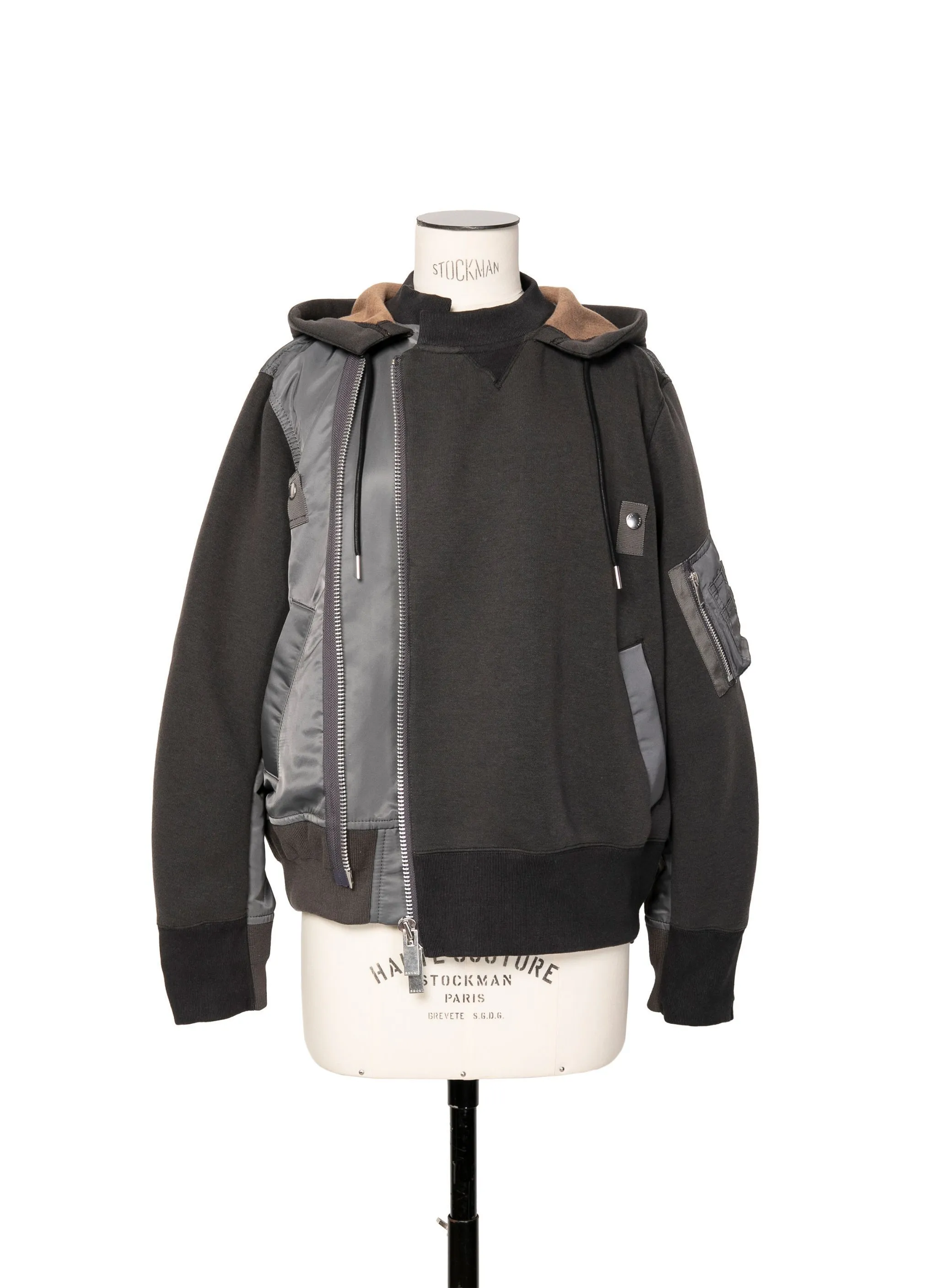 sacai  |Nylon Street Style Long Sleeves Cotton Hoodies & Sweatshirts