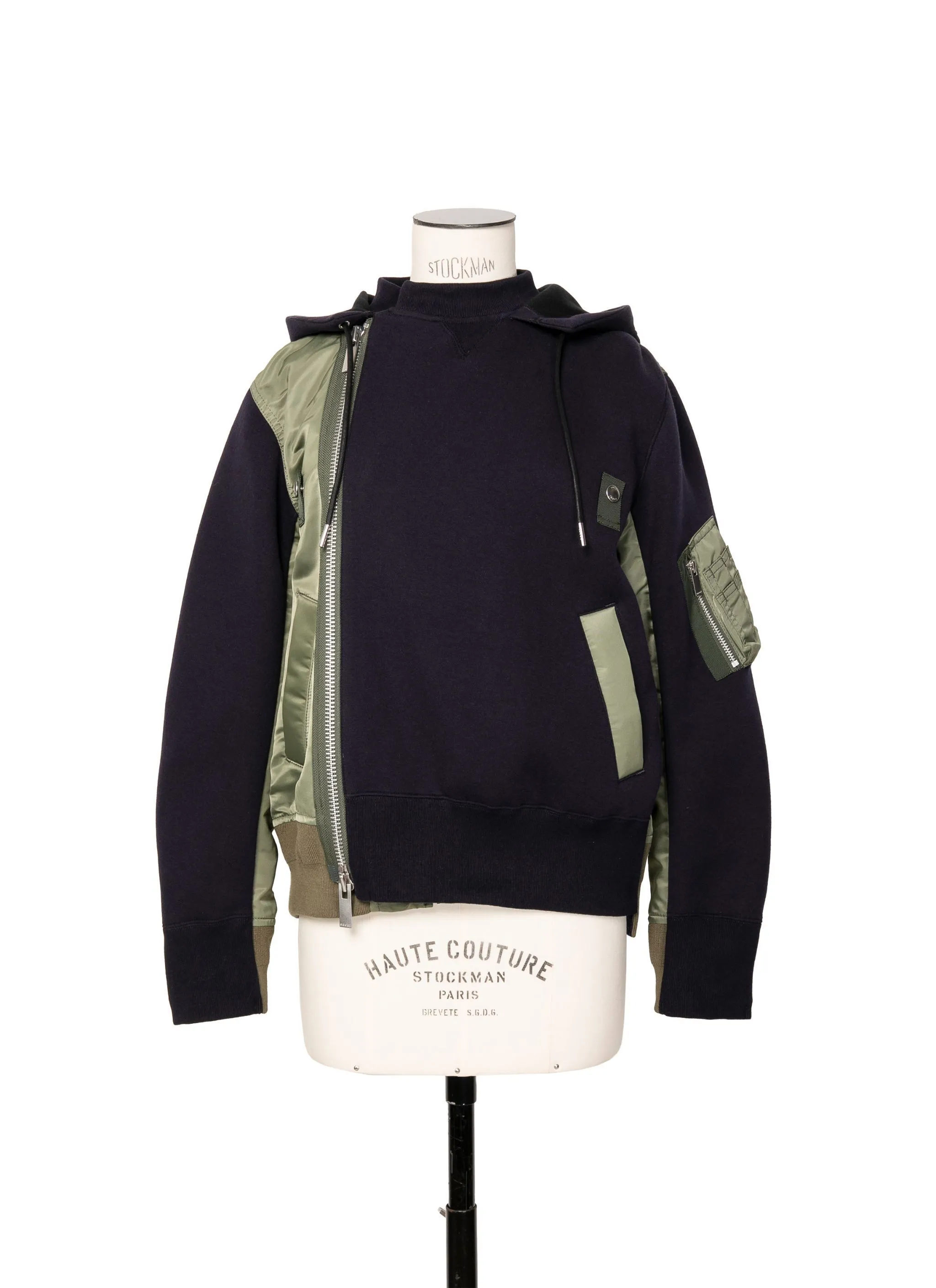 sacai  |Nylon Street Style Long Sleeves Cotton Hoodies & Sweatshirts